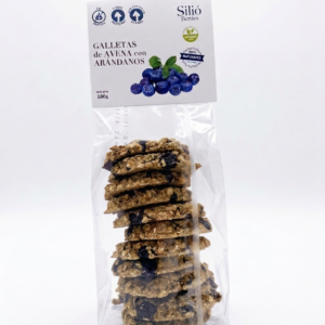 GALLETAS VEGANAS DE AVENA CON ARÁNDANOS