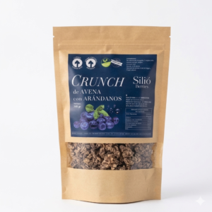 CRUNCH ECOLÓGICO DE AVENA INTEGRAL Y ARÁNDANOS DE CANTABRIA